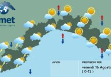 Meteo Liguria, ancora forte instabilità con possibili temporali meteo Liguria 16 agosto 2024