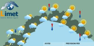 Meteo Liguria, ancora forte instabilità con possibili temporali meteo Liguria 16 agosto 2024