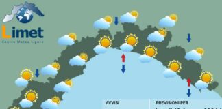 Meteo Liguria, inizio settimana con instabilità residua meteo Liguria 19 agosto 2024