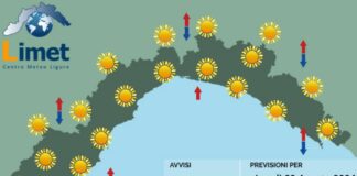 Meteo Liguria, cielo sereno e gran caldo, leggera instabilità pomeridiana Meteo Liguria 29 agosto 2024
