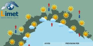 Meteo Liguria, fine settimana soleggiato e caldo afoso
