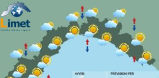 Meteo Liguria, inizio settimana con instabilità e possibili temporali pomeridiani meteo Liguria 26 agosto 2024