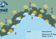 Meteo Liguria, domenica con tempo stabile e caldo, instabilità in arrivo meteo Liguria 25 agosto 2024