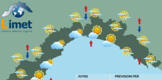 Meteo Liguria, domenica con tempo stabile e caldo, instabilità in arrivo meteo Liguria 25 agosto 2024