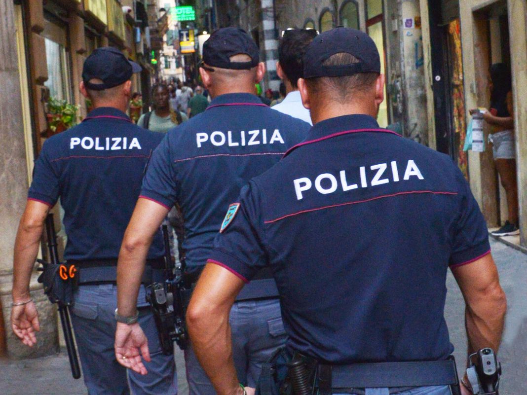 Polizia centro storico