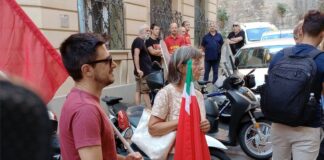 Genova, rischia lo sfratto a 90 anni, può restare a casa sino a 21 novembre presidio sfratto 90enne in via Crocco