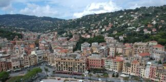 Santa Margherita Ligure, torna balneabile il mare a Ghiaia Santa Margherita Ligure drone