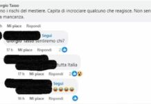 Rapallo, commento choc del vicesindaco all’omicidio di Viareggio, verso le dimissioni? Tasso commento facebook