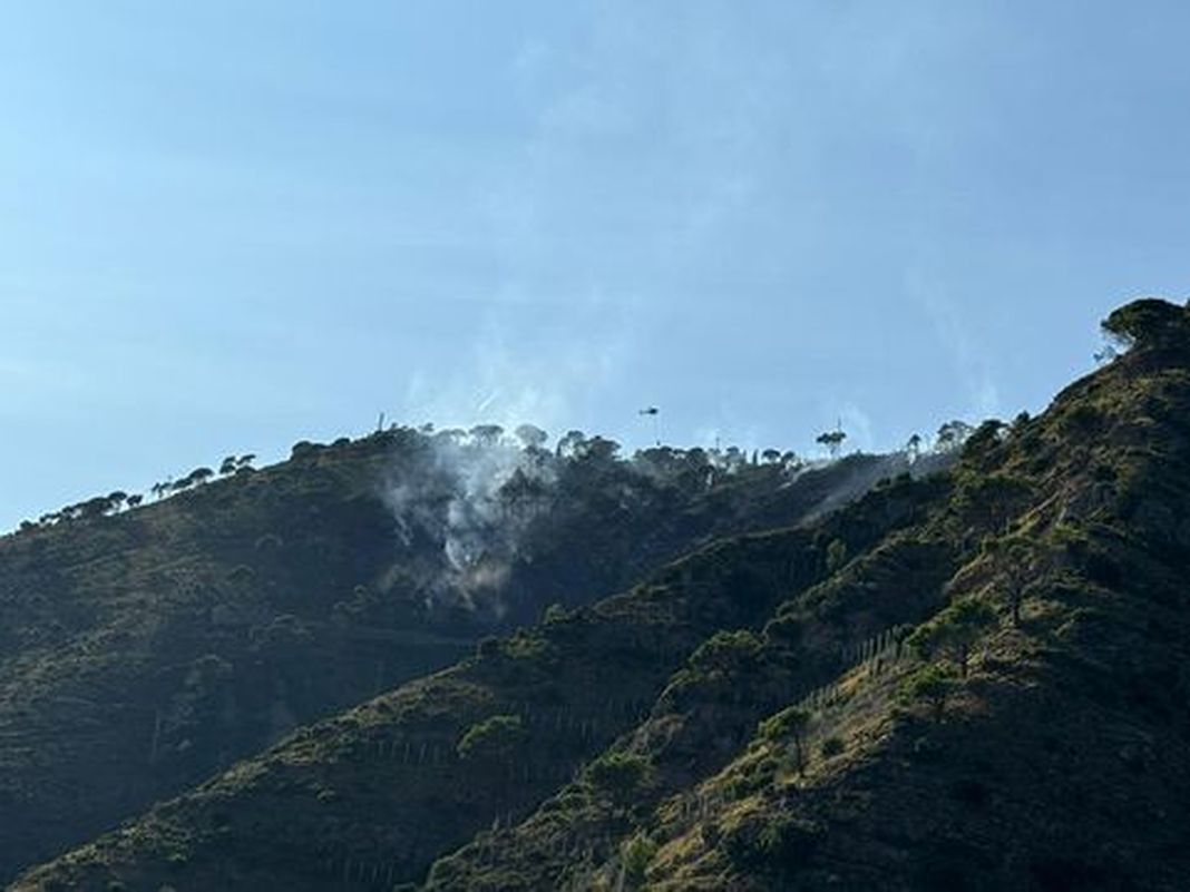 incendio Monte Moro Genova 15 settembre 2024