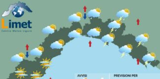 Meteo Liguria, instabilità e temporali sul Centro-Levante Meteo Liguria 12 settembre 2023