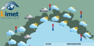 Meteo Liguria, Allerta Gialla per temporali intensi in arrivo meteo Liguria 23 settembre 2024