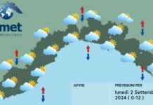 Meteo Liguria, correnti fresche in quota portano un primo peggioramento meteo Liguria 2 settembre 2024