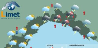 Meteo Liguria, forti temporali localizzati, possibili raffiche di vento e grandinate meteo Liguria 8 settembre 2024