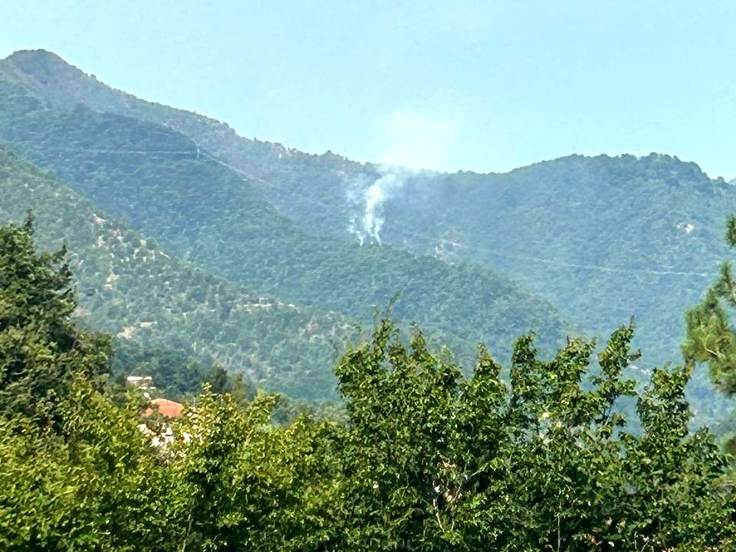 Montoggio incendio boschivo monte Liprando