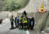Autostrade, macchina si ribalta in A26: code e ripercussioni anche in A10 Bolzaneto auto ribaltata