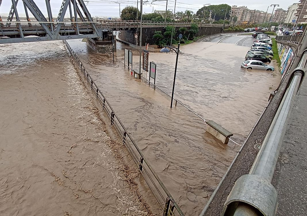 Entella fuori argini Chiavari