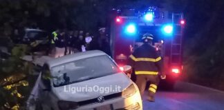 Montoggio, grave incidente sulla provinciale per Creto, strada chiusa Montoggio incidente 24 ottobre 2024