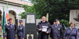 Genova, restaurato il monumento agli Autieri, Ciclisti e Automobilisti a Staglieno Monumento autieri staglieno