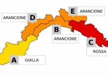 Maltempo Liguria, Allerta Arancione dalle 22. Domani sul Levante diventa rossa