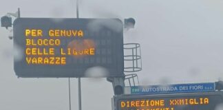 Maltempo Liguria, interrotta la linea ferroviaria e allagamenti in Autostrada