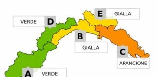 Allerta sino ad Arancione per maltempo in Liguria Allerta maltempo Liguria 25 ottobre 2024