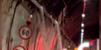 Autostrade, cascate in galleria sulla A26 Voltri – Gravellona Toce cascata galleria A26