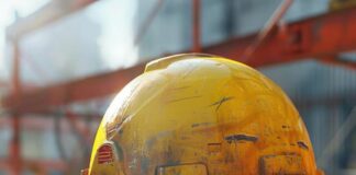 Genova, operaio morto cadendo, indagini su appalto e misure di sicurezza casco operaio