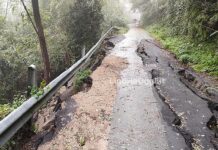 Ceranesi, nuova frana sulla strada ex Guidovia per la Gaiazza, residenti preoccupati Gaiazza ex guidovia frana