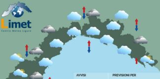 Meteo Liguria, ancora nuvole e piovaschi, mercoledì nuovo peggioramento meteo Liguria 14 ottobre 2024