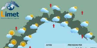 Meteo Liguria, aumentano le nuvole, peggioramento in arrivo meteo Liguria 1 ottobre 2024