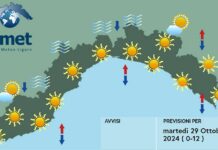 Meteo Liguria, torna il bel tempo stabile con temperature sopra la media meteo Liguria 29 ottobre 2024