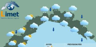 Meteo Liguria, ancora instabilità con piovaschi, migliora nel week end meteo Liguria 3 ottobre 2024