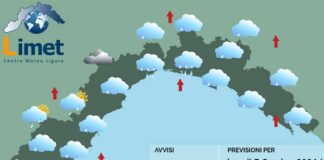 Meteo Liguria, inizio settimana con forte peggioramento, specie in serata meteo Liguria 7 ottobre 2024