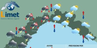 Meteo Liguria, ancora temporali a ponente, miglioramento nel pomeriggio meteo Liguria 27 ottobre 2024