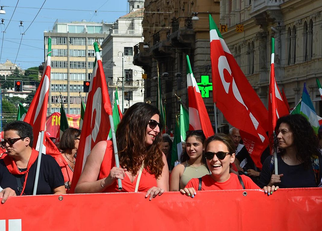 Studenti manifestazione Genova