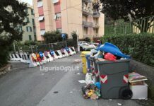 Sturla, fermo da luglio il cantiere di via Castagnola Sturla via Castagnola cantiere