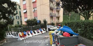 Sturla, fermo da luglio il cantiere di via Castagnola Sturla via Castagnola cantiere