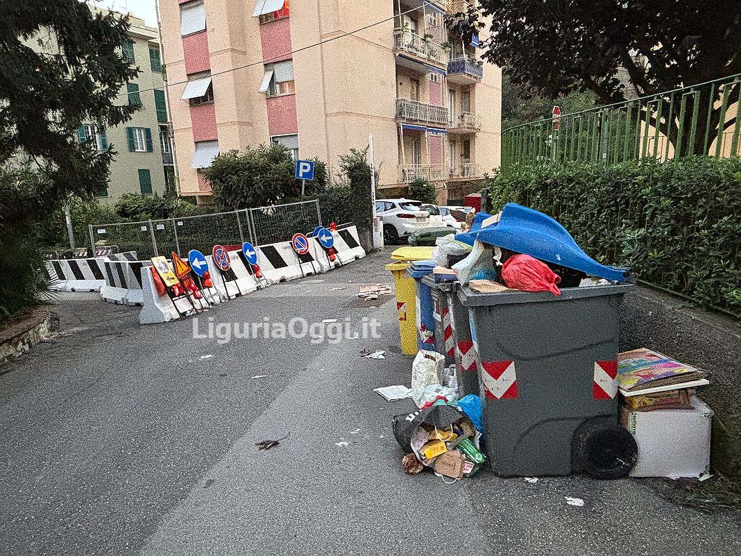 Sturla via Castagnola cantiere