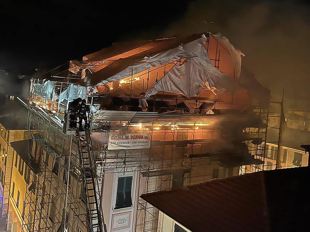 Chiavari incendio 23 novembre 2024