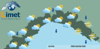 Meteo Liguria, aumentano le nuvole e i piovaschi e arriva il freddo Meteo Liguria 12 novembre 2024