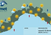 Meteo Liguria, torna il bel tempo ma le temperature restano autunnali meteo liguria 15 novembre 2024