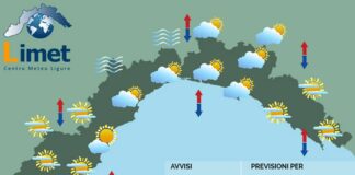 Meteo Liguria, inizio settimana con aumento delle nuvole meteo Liguria 18 novembre 2024
