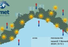 Meteo Ligura, ancora tempo stabile e soleggiato sulla Liguria meteo Liguria 1 novembre 2024