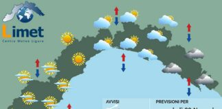 Meteo Liguria, forti raffiche di vento e mareggiate meteo Liguria 20 novembre 2024