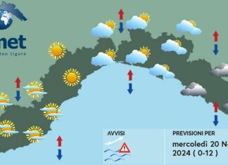 meteo Liguria 20 novembre 2024