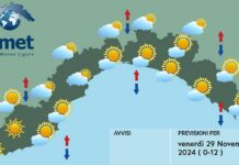 Meteo Liguria, miglioramento sulla costa ma temperature in calo meteo Liguria