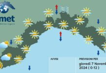 Meteo Liguria, cielo velato o poco nuvoloso e temperature ancora in calo