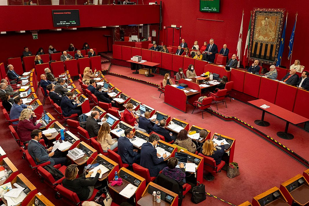 Comune Genova sala rossa Piciocchi