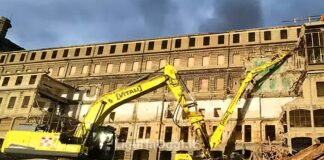 Genova, Hennebique cambia faccia sotto i colpi delle ruspe – VIDEO Hennebique demolizioni Genova