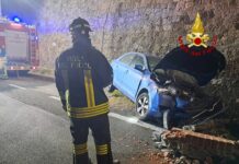 Moneglia, auto si schianta nella strada delle gallerie per Riva Trigoso Moneglia incidente 28 dicembre 2024